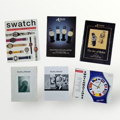 6 OUVRAGES SUR LES MONTRES : 
- SWATCH, Le...