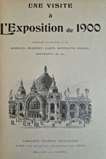 A VISIT TO THE 1900 EXHIBITION, Librairie...
