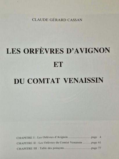 LES ORFEVRES DE LA GENERALITE D'AIX-EN-PROVENCE...