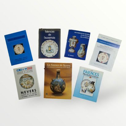 7 WORKS ON THE FAIENCE OF NEVERS AND PATRIOTIC...