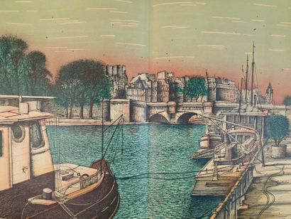 PARIS SUR SEINE, (CARZOU, Jean), Editions...