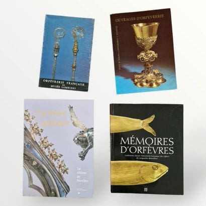 4 BOOKS ON GOLDSMITHING :
- MEMOIRES D'ORFEVRES...