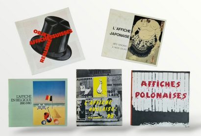 5 BOOKS ON INTERNATIONAL POSTERS : 
- L'AFFICHE...