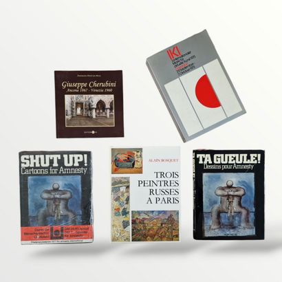 5 BOOKS ON INTERNATIONAL ART AND MILITANT...