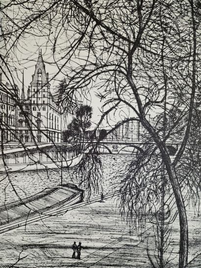 PARIS SUR SEINE, (CARZOU, Jean), Editions...