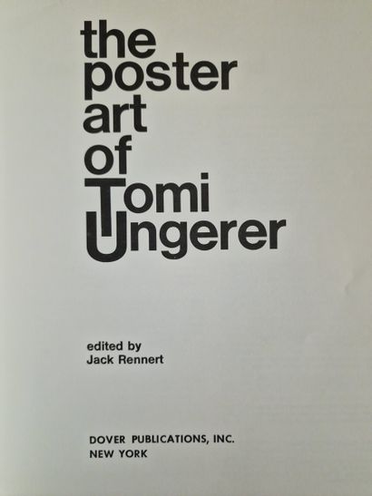 2 BOOKS ON TOMI UNGERER : 
- THE POSTER ART...