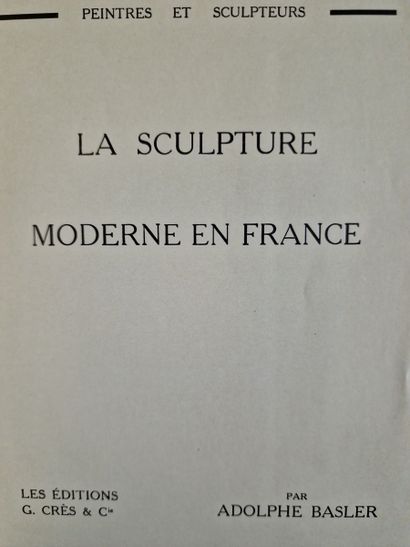 7 BOOKS ON MODERN SCULPTURE :
- LA SCULPTURE...