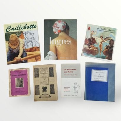 7 BOOKS ON FRENCH PAINTING OF THE 19TH CENTURY...