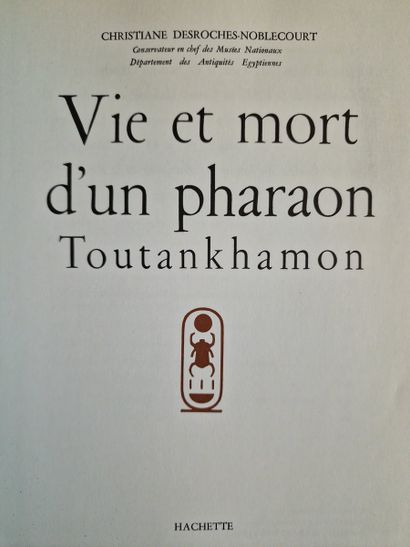 9 WORKS OF EGYPTOLOGY : 
- AU ROYAUME D'EGYPTE...
