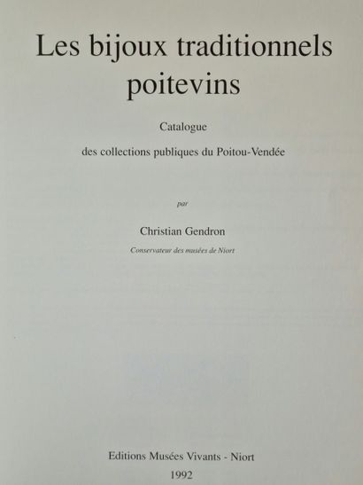 2 BOOKS ON REGIONAL GOLDSMITHING :
- BIJOUX...