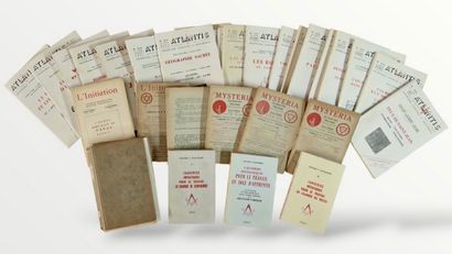 3 BOOKS AND A SERIES OF PUBLICATIONS ON FREEMASONRY:...
