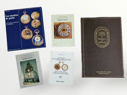 5 OUVRAGES SUR L'HORLOGERIE : 
- LES MONTRES...