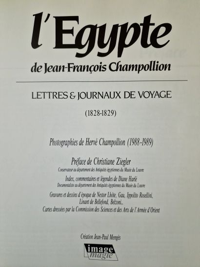 9 WORKS OF EGYPTOLOGY : 
- AU ROYAUME D'EGYPTE...