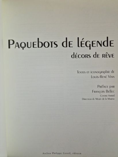 3 BOOKS ON LINERS AND THE NAVY:
- L'AGE D'OR...