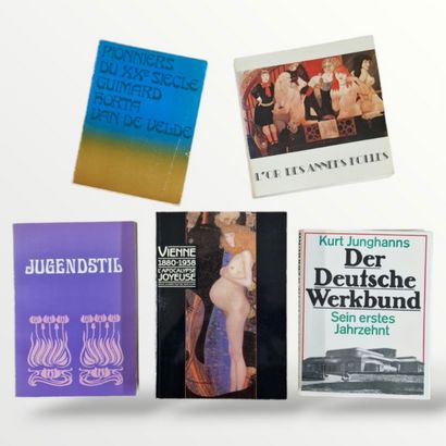 5 CATALOGUES D’EXPOSITIONS : 
- VIENNE 1880-1938...