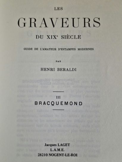 LES GRAVEURS DU XIXe SIECLE GUIDE DE L'AMATEUR...