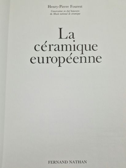 7 BOOKS ON CERAMICS :
- LA CERAMIQUE EUROPEENNE,...