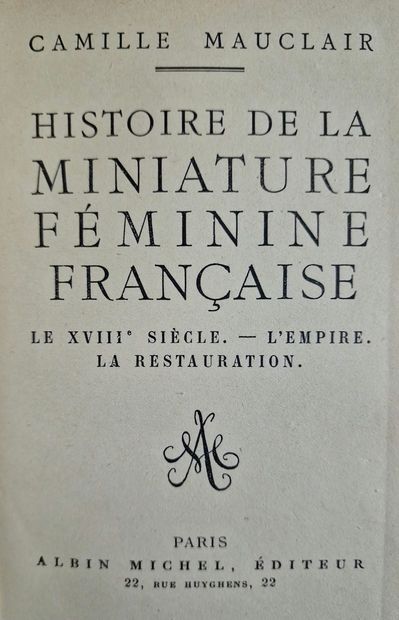 6 WORKS ON THE MINIATURE : 
- LA MINIATURE...