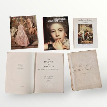 4 BOOKS ON THE PAINTING OF THE XVIIIth AND...
