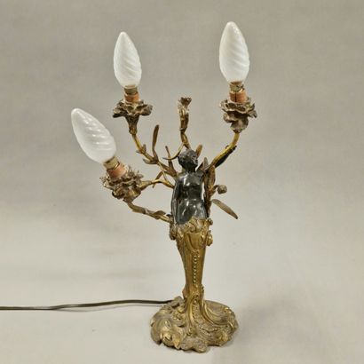 LAMPE ELECTRIQUE de Style Louis XV, Circa...