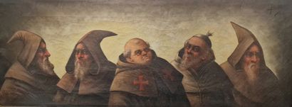 Attribué à Enrico BELLI (1875-1907)
Portraits...