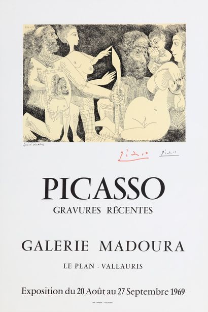 AFFICHE de la Galerie MADOURA
Picasso 