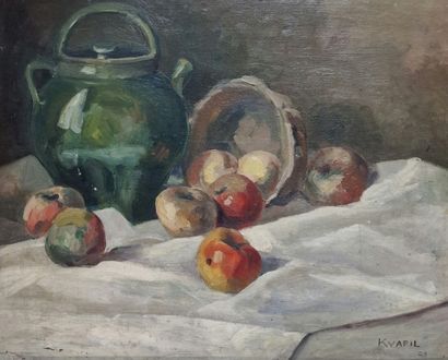 Charles KVAPIL (1884-1957)
Nature morte à...