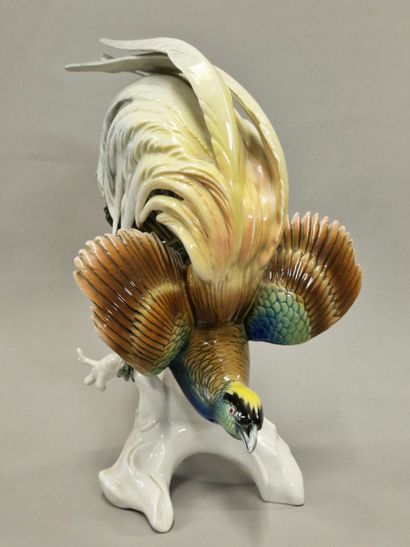 SAXE - MANUFACTURE KARL ENS - STATUETTE DE...