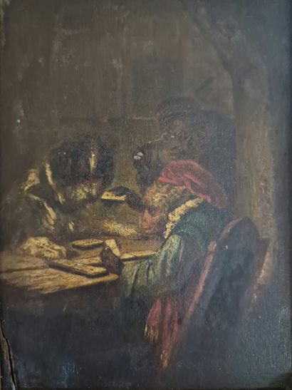 ECOLE DU XIXEME SIECLE, DANS LE GOUT DE Zacharie...
