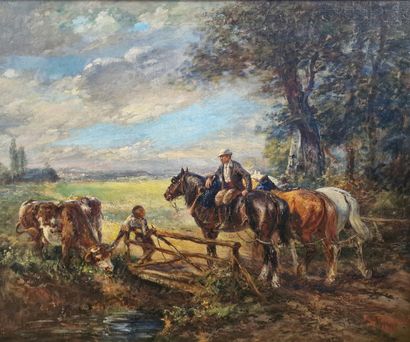 Eugène PECHAUBES (1890-1967)
La pause des...