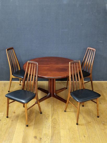 DESIGN DANOIS Circa 1960 - MOBILIER DE SALLE...