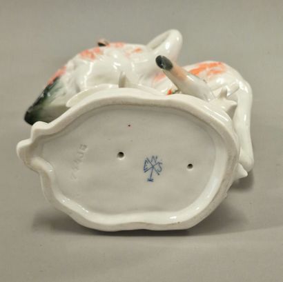 SAXE - MANUFACTURE KARL ENS - COUPLE DE FLAMANDS...