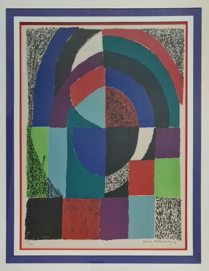 Sonia DELAUNAY (1885-1979)
Composition abstraite...