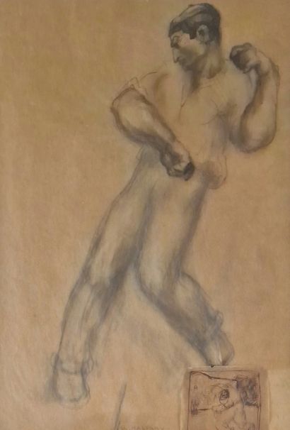 Charles MALFRAY (1887-1940)
Etude de docker
PLUME...