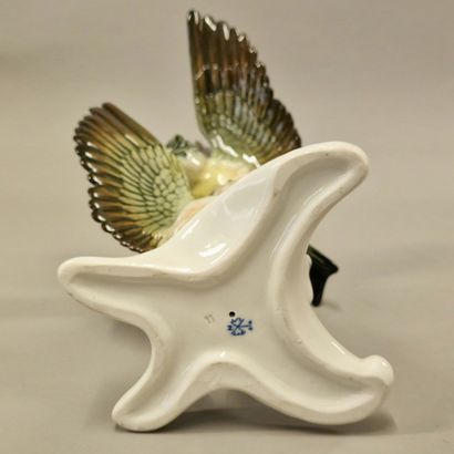 SAXE - MANUFACTURE KARL ENS - COUPLE D'OISEAUX...