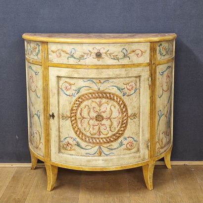MAISON DE TONGE - BUFFET DEMI-LUNE en bois...