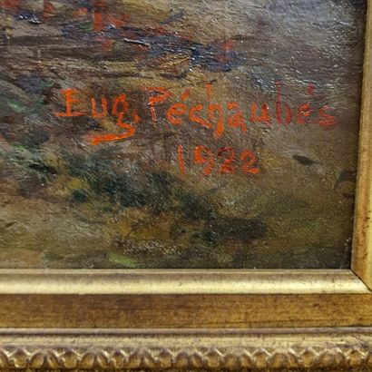 Eugène PECHAUBES (1890-1967)
La pause des...