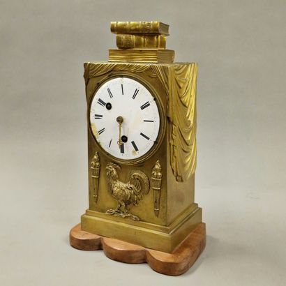 PENDULE BORNE d’Epoque Début XIXème Siècle...