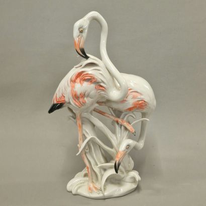 SAXE - MANUFACTURE KARL ENS - COUPLE DE FLAMANDS...
