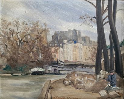 Claude CHEREAU (1883-1974)
Quais de Seine...