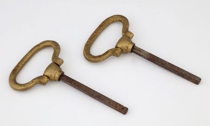 Diego GIACOMETTI (1902-1985)
PAIRE DE POIGNEES...