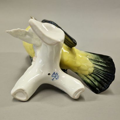 SAXE - MANUFACTURE KARL ENS - STATUETTE D'OISEAU...