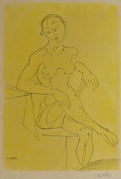 André LHOTE (1885-1962) (d'après)
Nu sur...