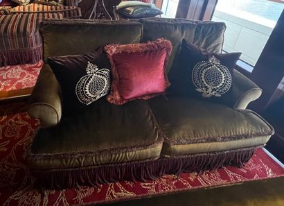 * Modern Napoleon III style TWO SEAT SOFA...