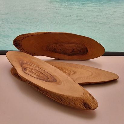 11 PRESENTATION BOARDS in olive wood
L. between...