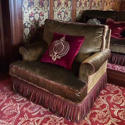 * LARGE FAUTEAU de Style Napoléon III - Moderne...