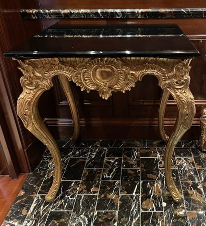 * SMALL RECTANGULAR CONSOLE in Regency -...