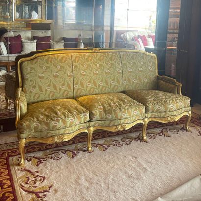 Louis XV - Moderne style LARGE MOVING FLAT-BACKED...