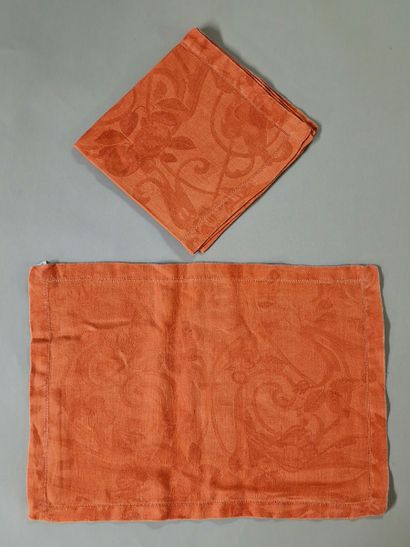 LE JACQUARD FRANCAIS - SUITE DE 12 SETS DE...