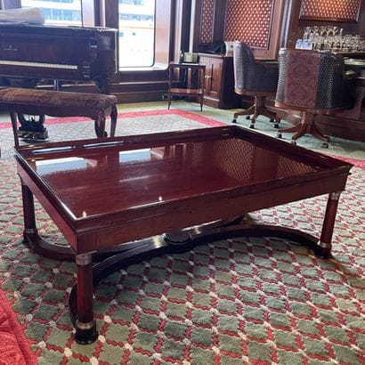 * GRANDE TABLE BASSE RECTANGULAIRE de Style...
